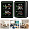 5 in 1 Indoor Air Quality Monitor CO2 Meter TVOC HCHO Temp Humidity Detector