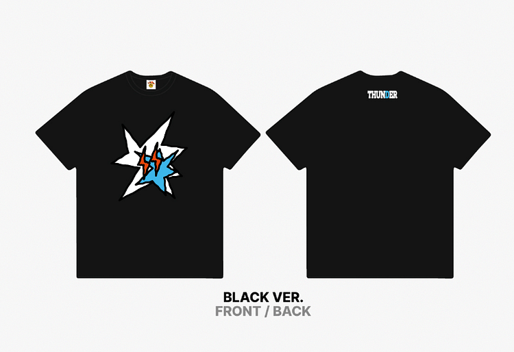 ATEEZ Thunder 2024 Pop-Up Store T-Shirt officialateezshop