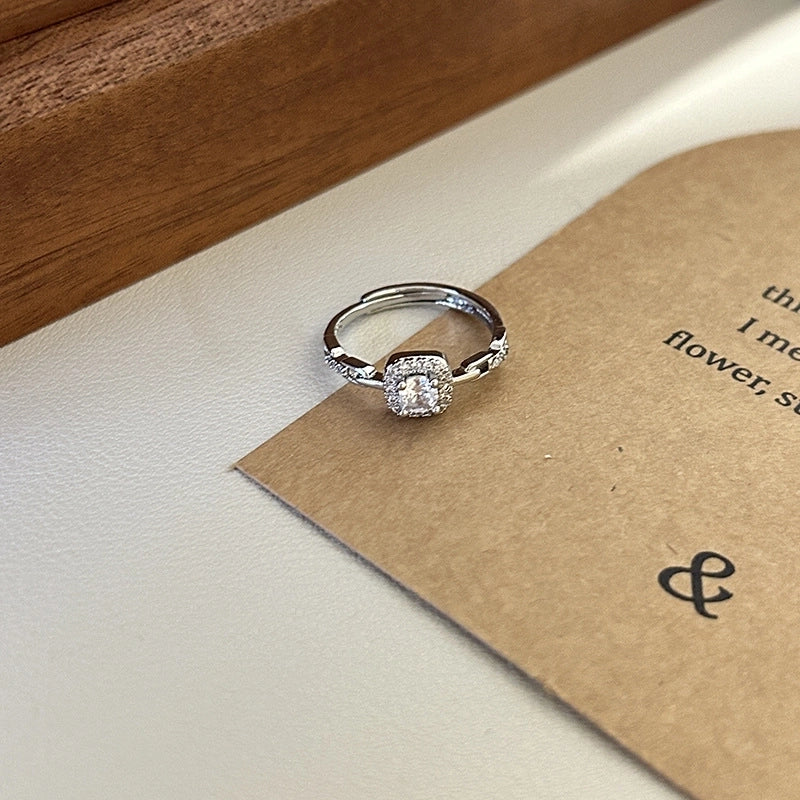 Minimalist Geometric Copper Plating Women’s Open Rings