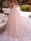 Lace Deep V-Neck Wedding Maxi Dress