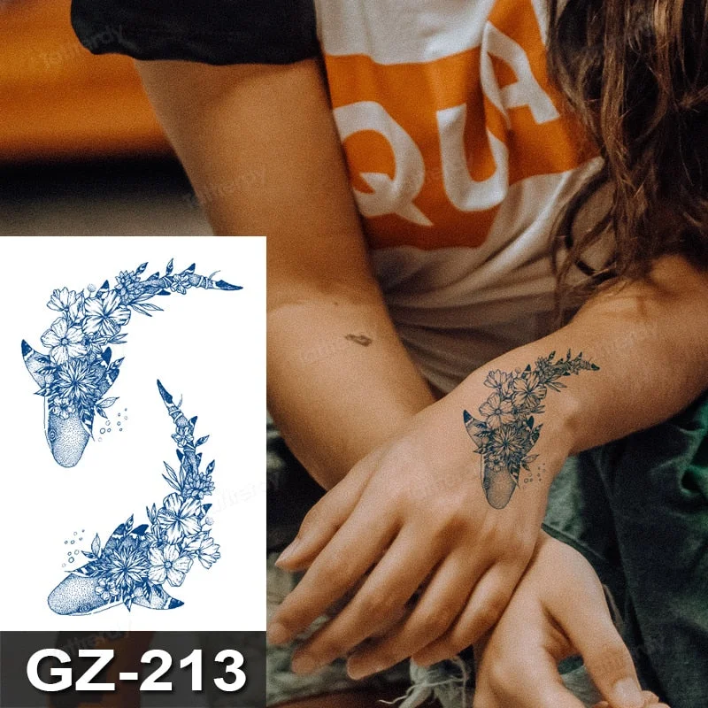 Anime Temporary Tattoo Fruit Ink Waterproof Natural Safety Lasting Juice DIY Body Art Tattoo Arm Sleeve Hand Paints Tattoo Fake