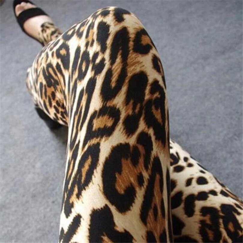 CUHAKCI Fitness Clothing Sexy Legging Leopard Leggings Women Sportswear Activewear Pants Printing  High Waist Pants