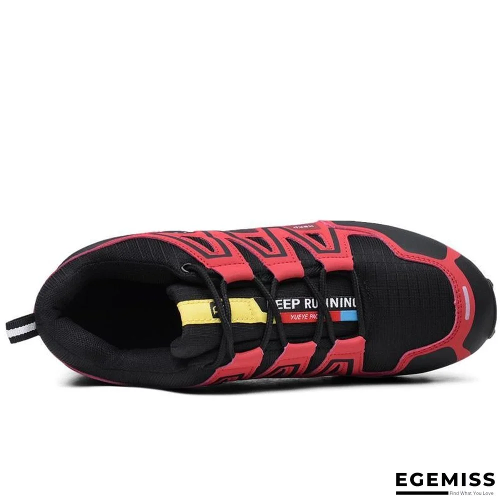 new large size outdoor mountaineering shoes men's shoes breathable shock absorption sports hiki | EGEMISS