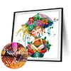 Diamond Painting-DIY Crystal Rhinestone Girl