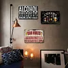 [US Local Warehouse]3PCS Alcohol - Vintage Metal Signs Set - 30*40cm