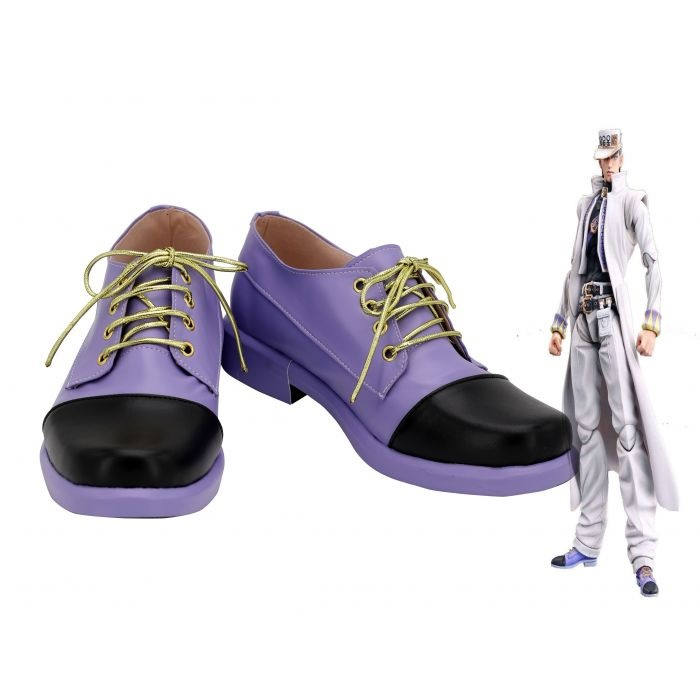 Jojos Bizarre Adventure Kuujou Joutarou Cosplay Shoes