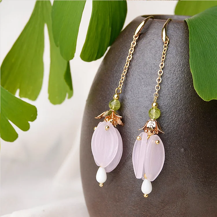 New Simple High-End Tassel Earrings