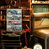 Camion - Panneaux en &eacute;tain m&eacute;tallique(20*30cm/30*40cm) - Garage