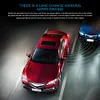 BSD Warning Light 12V Blind Spot Monitoring System Ultrasonic Parking Sensor Kit
