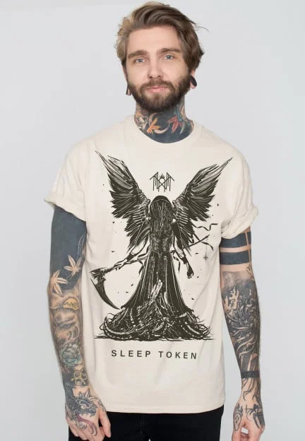 Reaper Angel Natural T-Shirt Beige