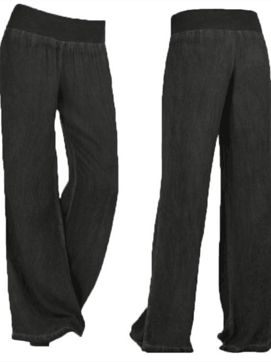 Women Half Sleeve V-neck Solid Color Dress