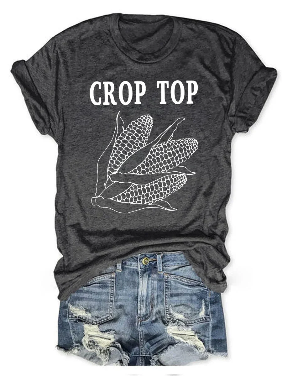 Corn Crop Top T-shirt