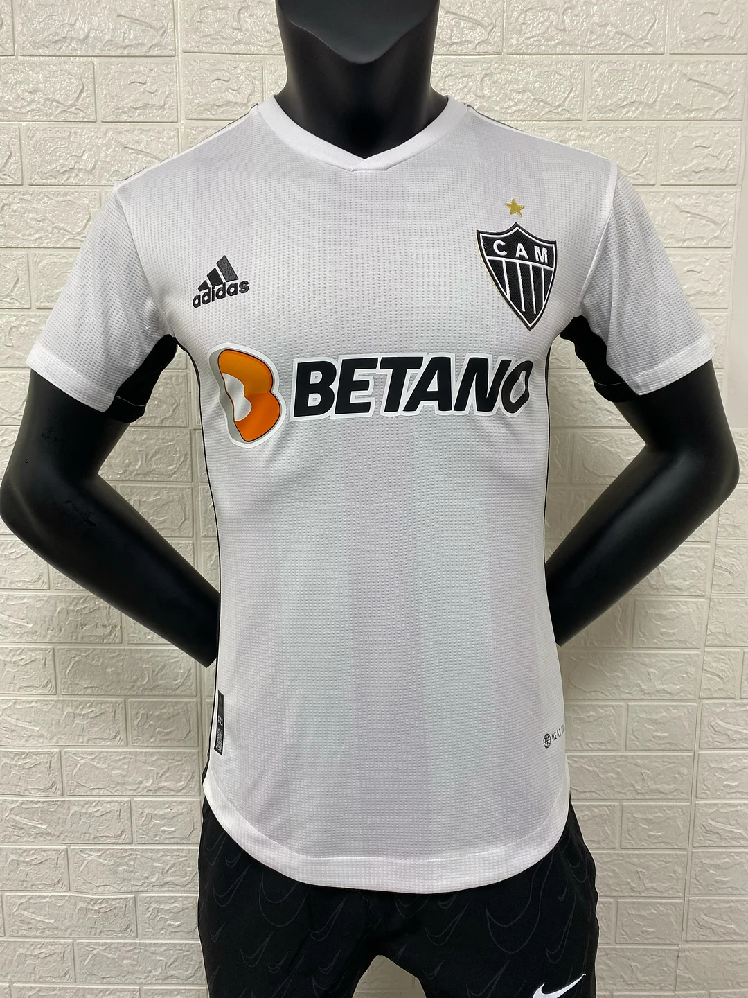 2022-2023 Atletico Mineiro Away II Player Version Men's Football T-Shirt