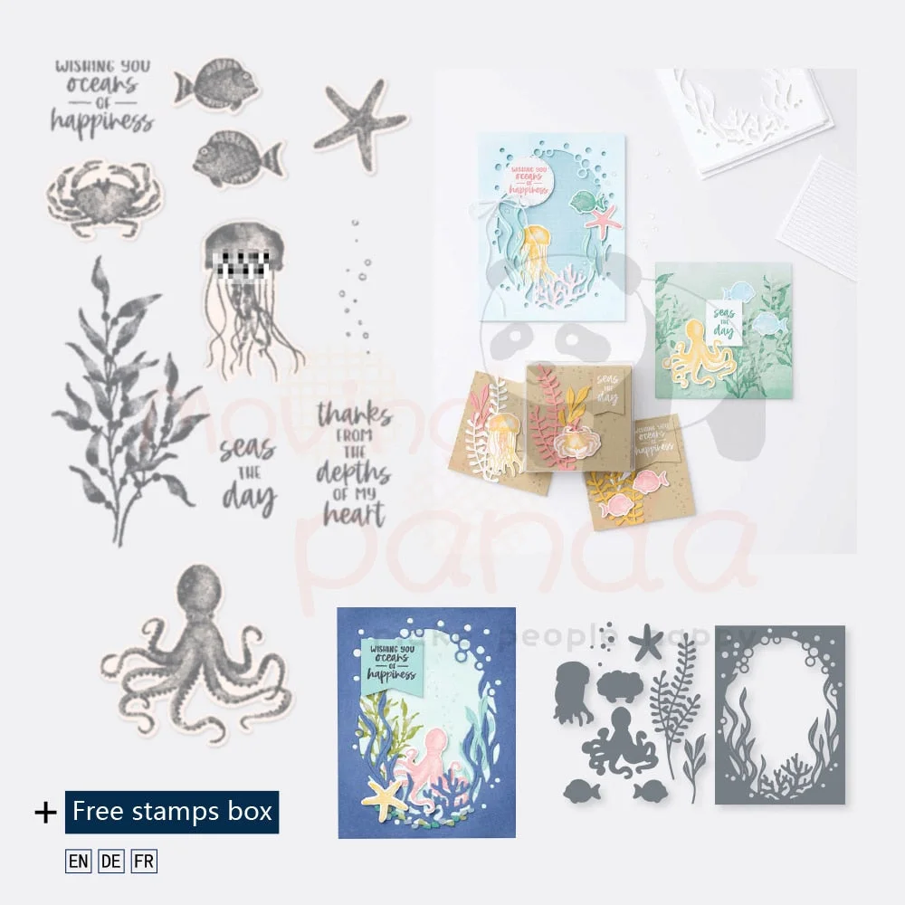 2022 New Metal Cutting Dies And Stamps Clear Silicone Stamps For Scrapbooking DIY Paper Photo Cards Cutting Dies Craft Cuts