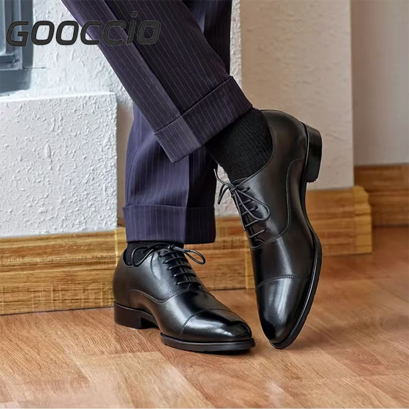CW205 Cowhide Dress Shoes/Oxford Shoes For Men GOOCCIO   