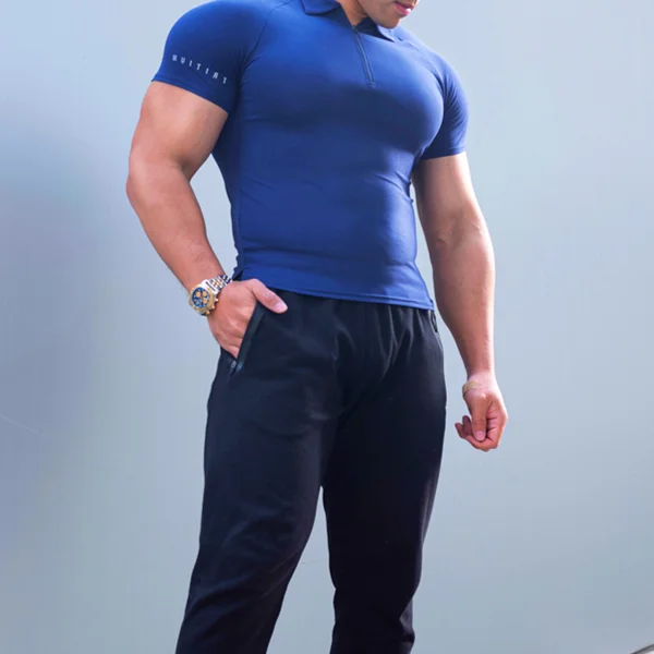 Men's Solid Color Polo Shirt