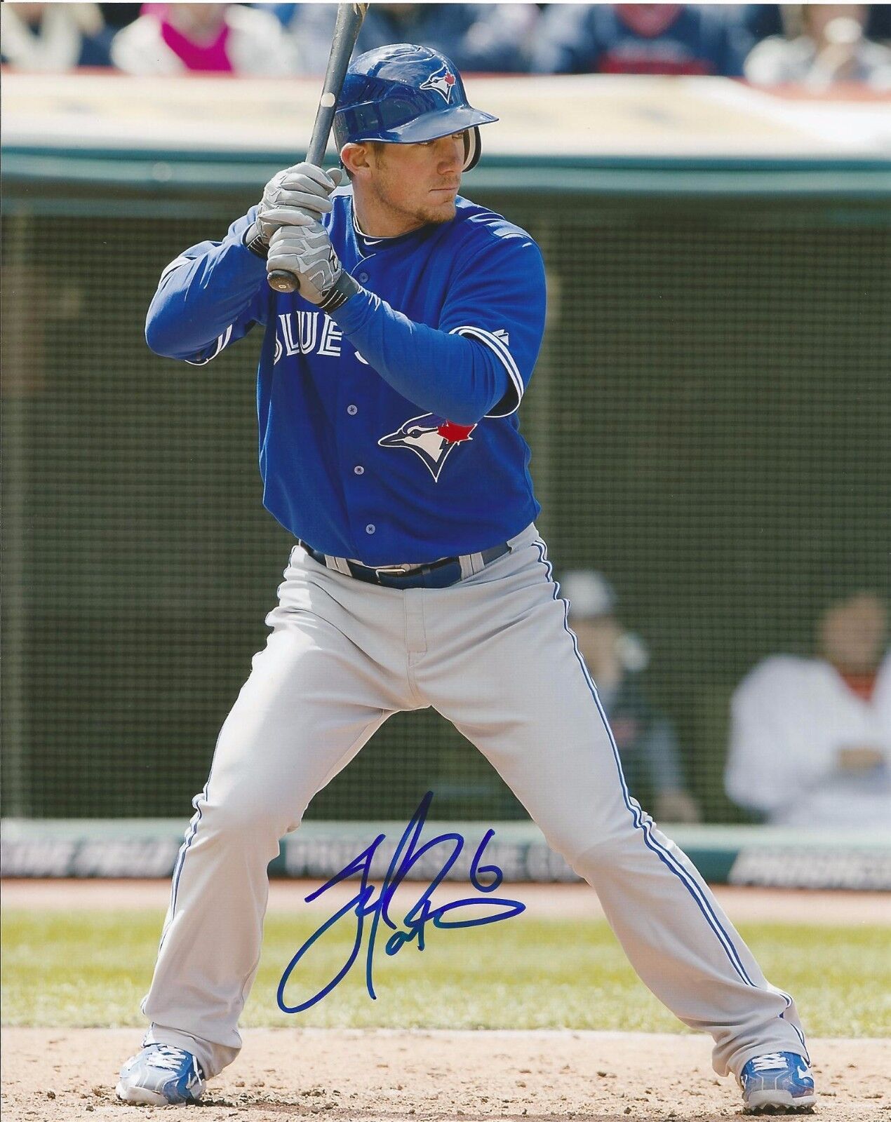 JEFF MATHIS SIGNED TORONTO BLUE JAYS 8x10 Photo Poster painting #2 w/PROOF & COA