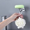 No Drilling Stainless Steel Soap Holder, Wall Mounted Soap Box Drain Rack, Waterproof Moisture-Proof, Magnetic Drainage Rack for Bathroom Kitchen