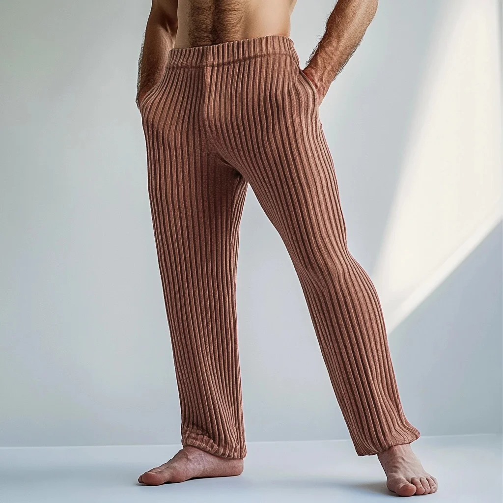 Men's Knitted Trousers-inspireuse