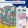 4Pcs Diamond Painting Flowers Diamond Painting Bookmark for Bookworm
