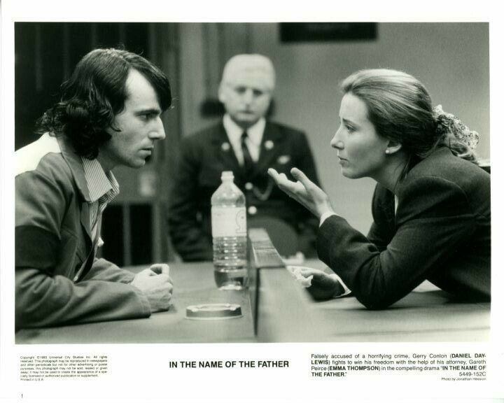 Daniel Day Lewis Emma Thompson In the Name of the Father Orig Press 8X10 Photo Poster painting