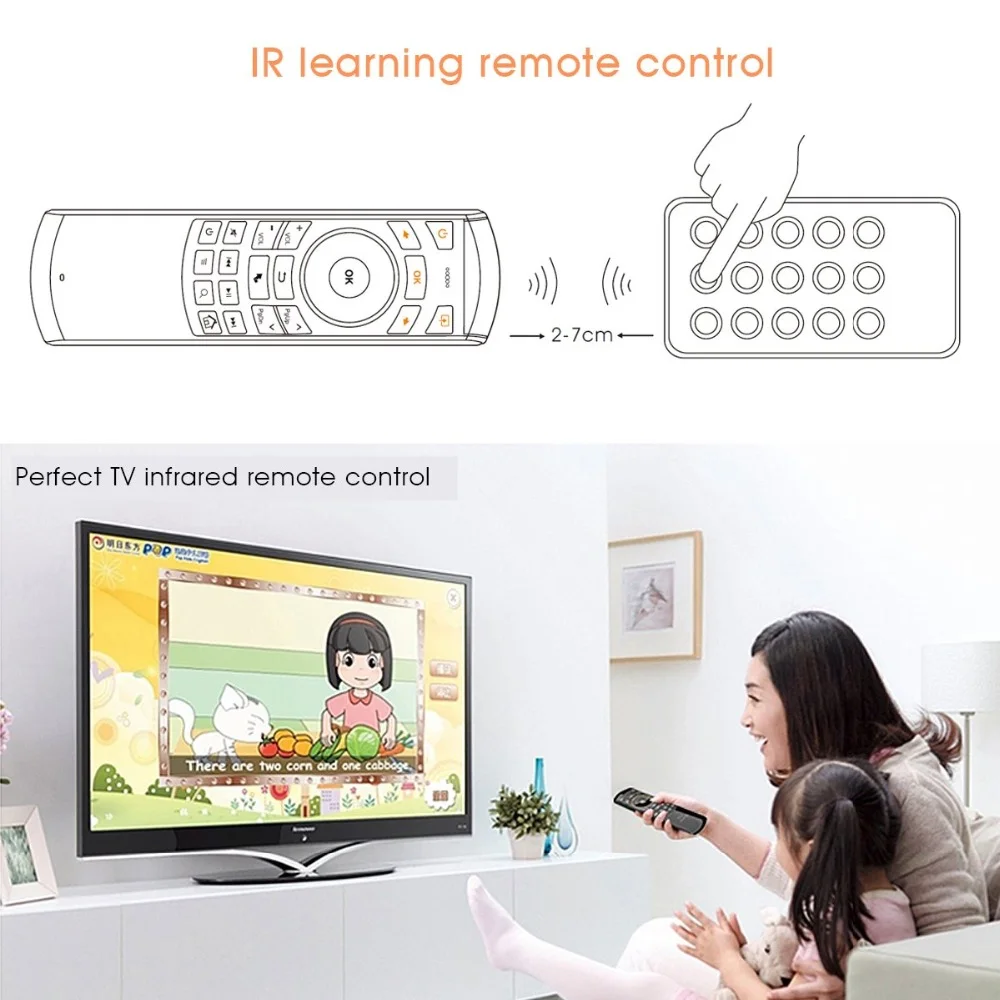 Rii i25A 2.4G Remote Control With Earphone Jack