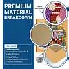 (25x25cm)DIY Pearl Painting Xmas Framed Handmade Pearl Material Art Kit Living Room Decor