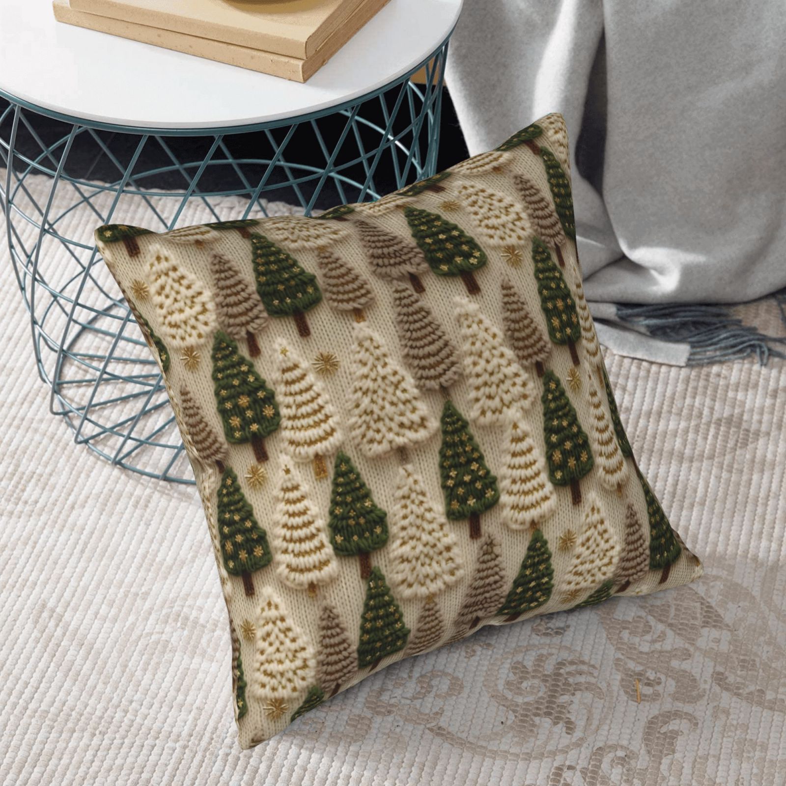 Comstylish Christmas Tree Pattern Comfortable Pillow