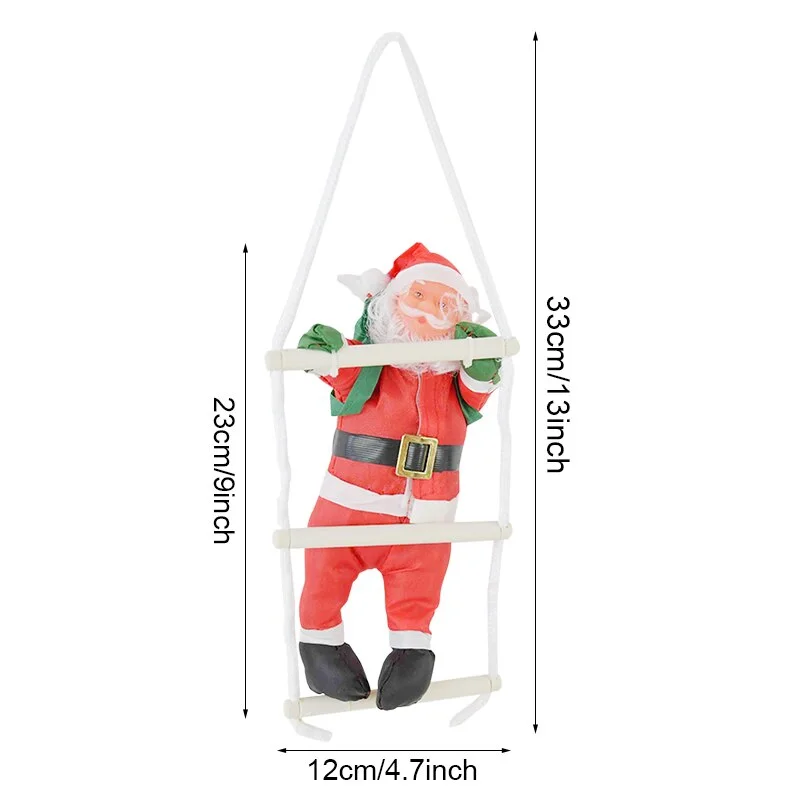 Santa Claus Hanging Doll Christmas Tree Pendant Ornaments Christmas Decorations for Home Noel Natal Navidad New Year Kids Gift