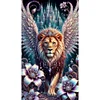(40*70cm)Lion - Full Round Drill Diamond Painting
