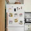 6Pcs Blume Katze - 5d DIY Handwerk Aufkleber Magnet