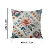 Spring Flower-11CT Stamped Cross Stitch Pillowcase 45*45cm tapestrymarket