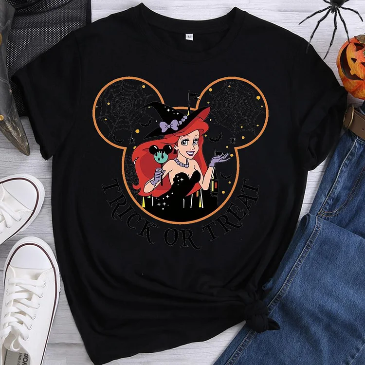 halloween Round Neck T-shirt-0018589