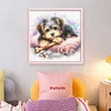 Bone Puppy-11CT Stamped Cross Stitch 40*40cm/15.75*15.75in tapestrymarket