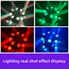 Controle remoto/luz laser de 6 vias atualizado com controle de voz