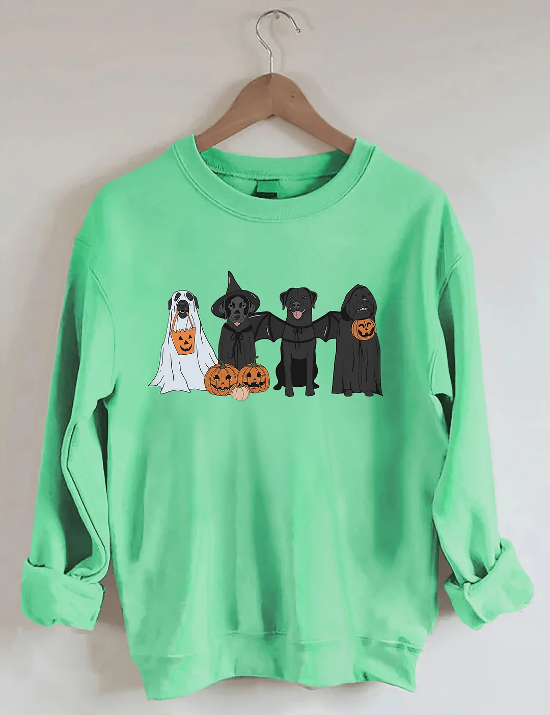 Black Labrador Halloween Sweatshirt