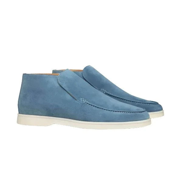 Suede Loafers with Laces for Men  Stunahome.com