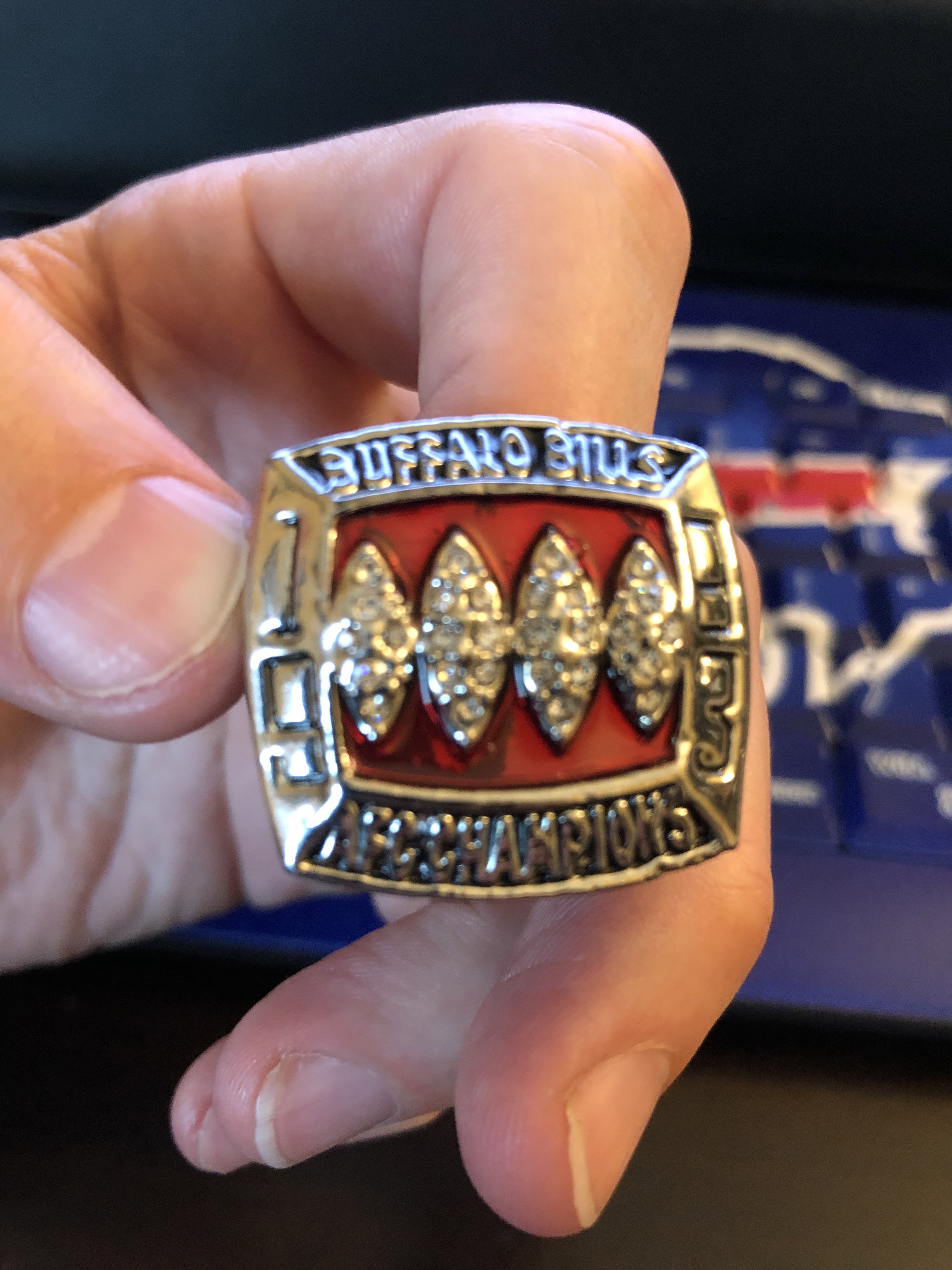 AFC 1993 Buffalo Bills Championship Replica Ring