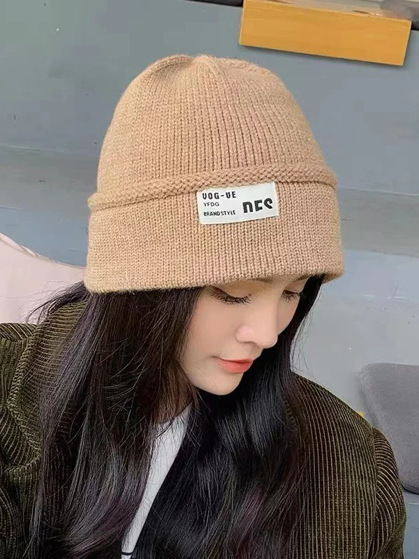 Split-Joint Solid Color Knitted Hats