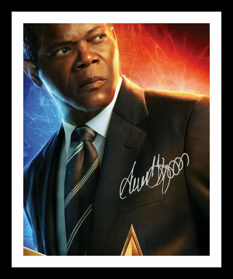 Samuel L Jackson - Nick Fury - The Avengers Signed & Framed Photo Poster painting 2