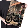 Motorcycle girl - Vintage Metal Signs(8*12Inch) - Vehicle