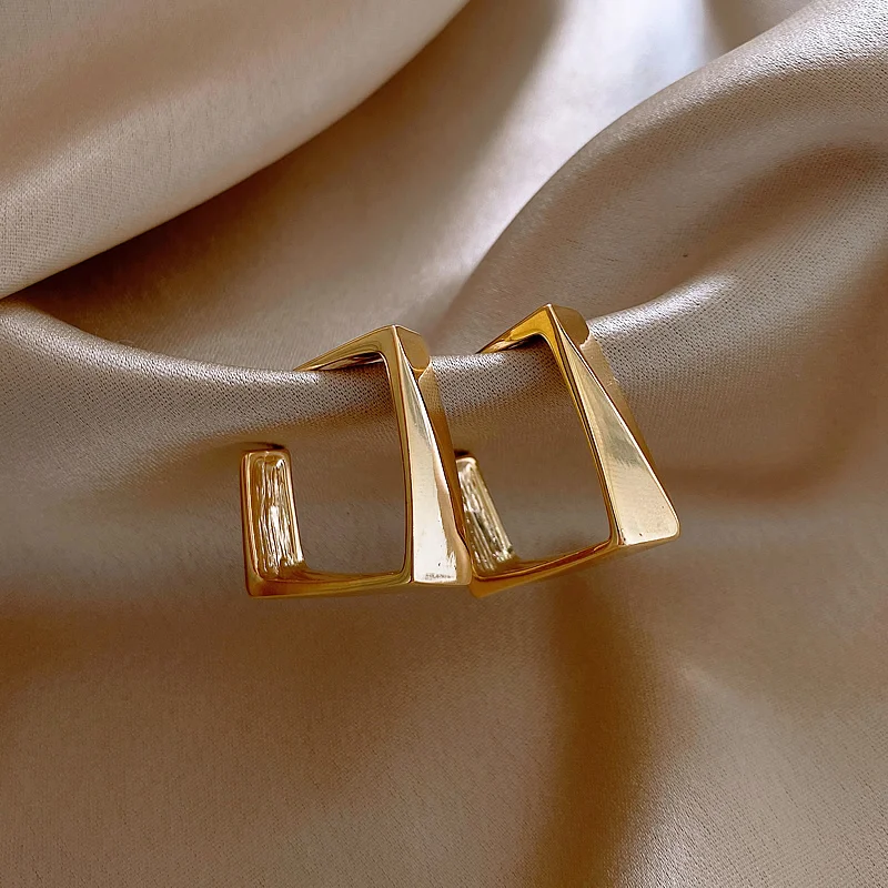 Geometric Metal Earrings