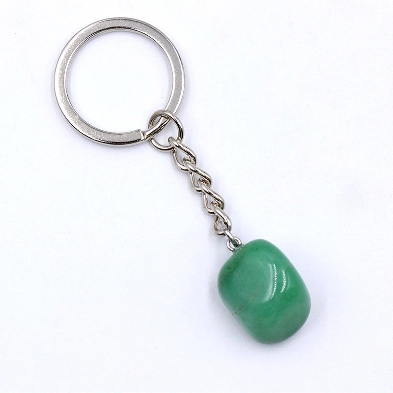 Fashion Irregular Natural Stone Keychain 1 Piece