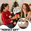 5PCS 2D Flat Xmas Dog DIY Diamond Painting Shake Car Ornaments for Center Console