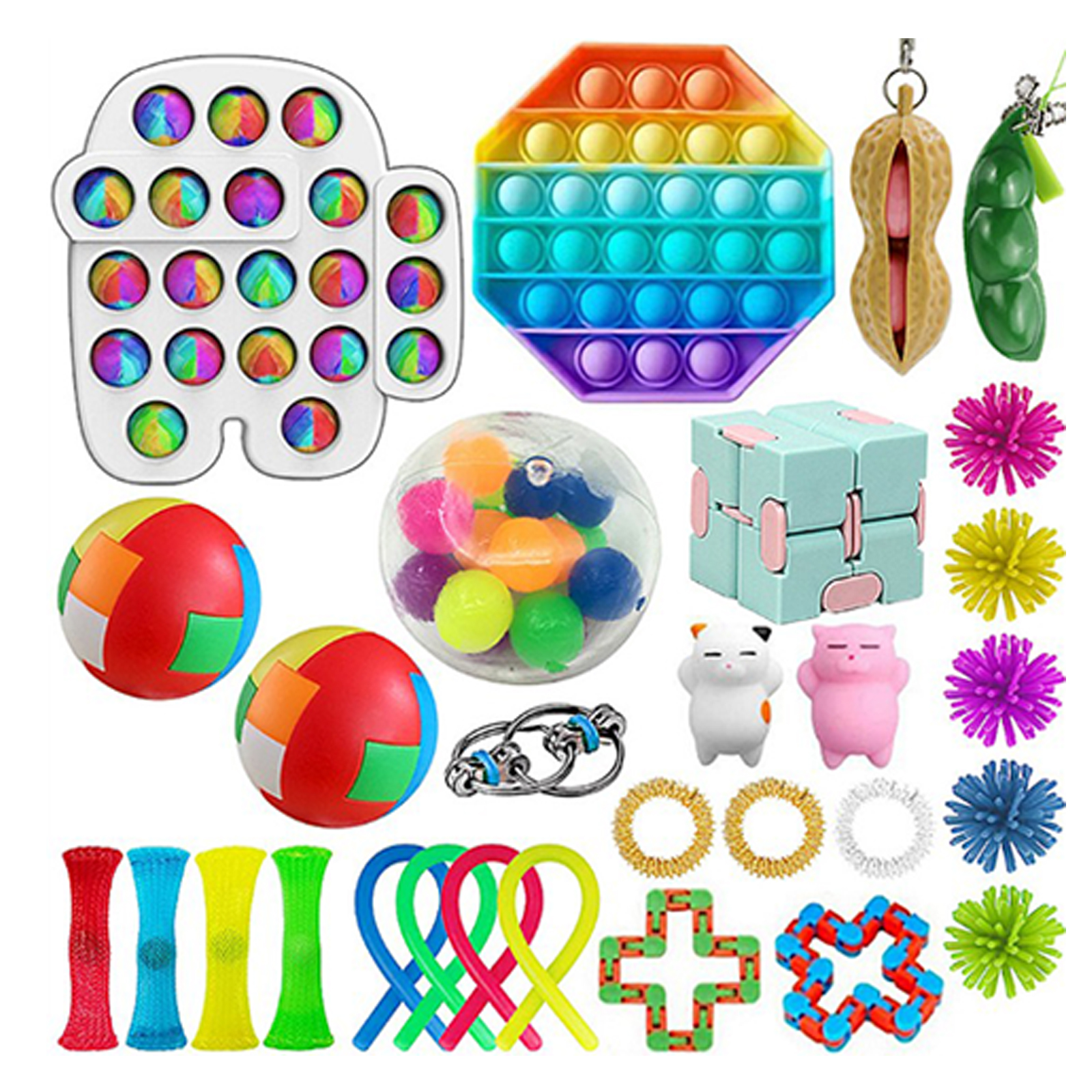 

Sensory Fidget Toys Set, 501 Original