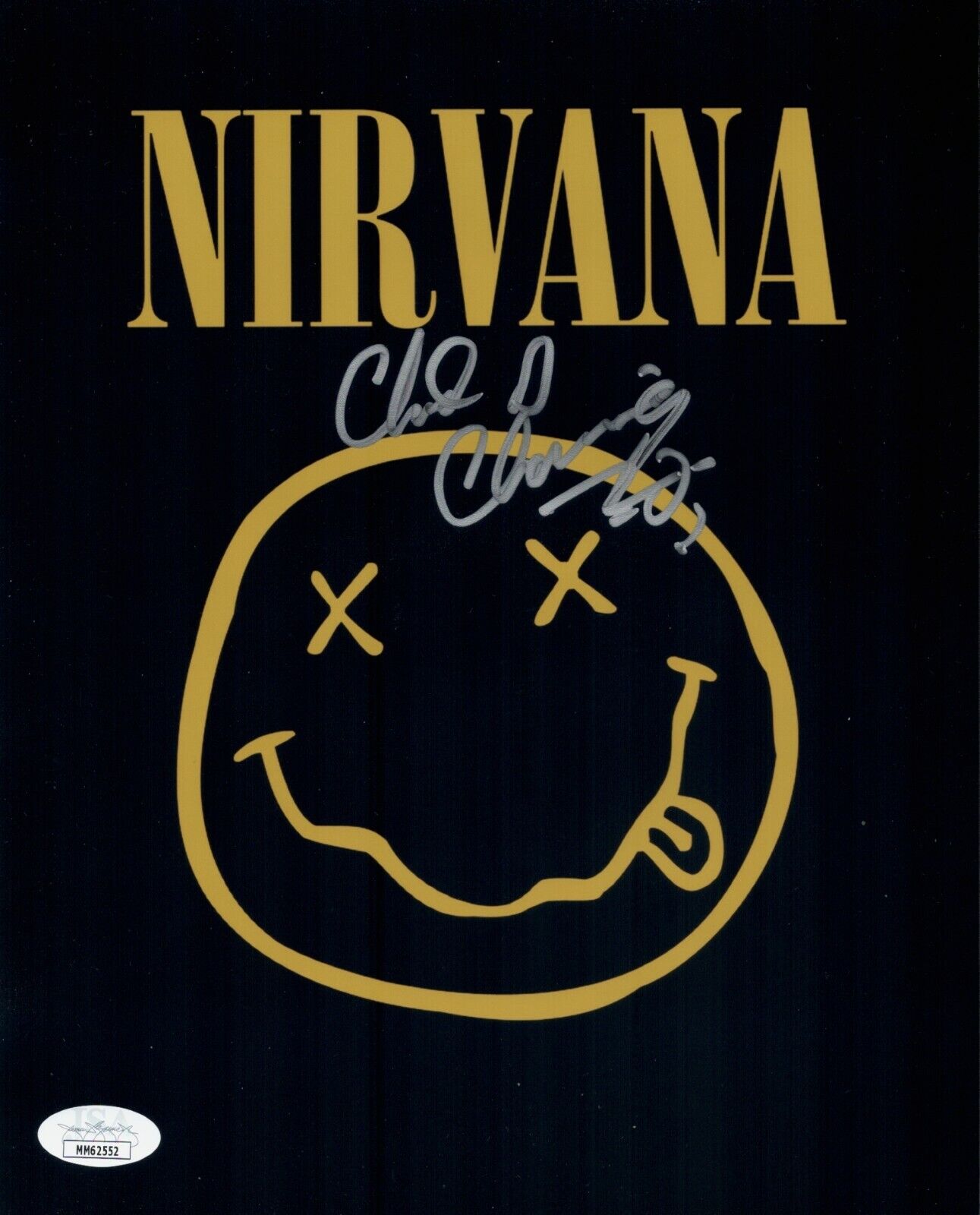 CHAD CHANNING Signed NIRVANA 8x10 Photo Poster painting IN PERSON Autograph JSA COA Cert