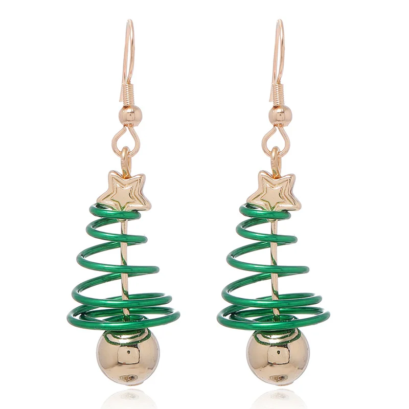 Christmas Tree Bells Set Earrings