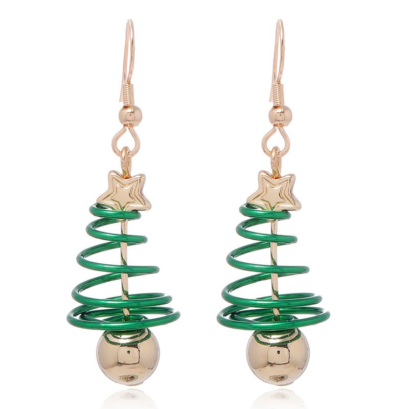 Christmas Tree Bells Set Earrings