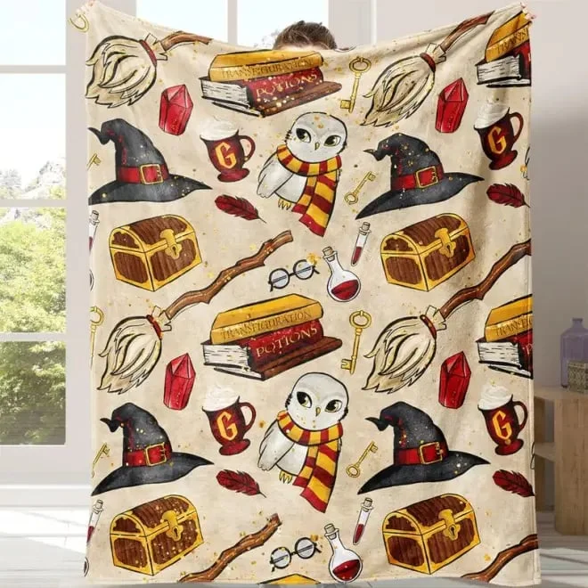 Halloween Decor Warm Napping Blanket