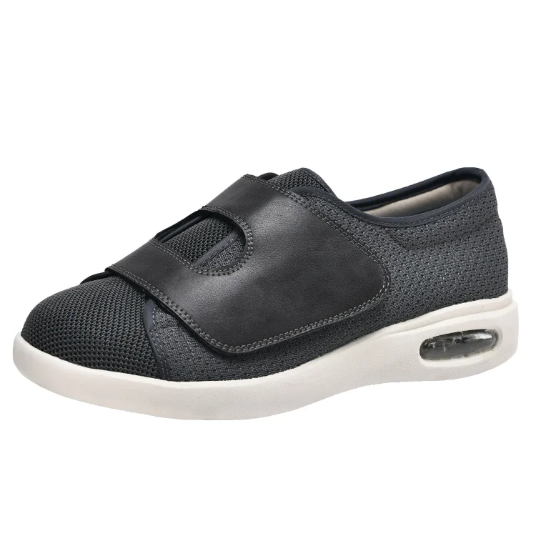 Sale/ LIGHT GRAY	UK7/43 \ Plus Size Wide Diabetic Shoes For Swollen Feet Width Shoes  Stunahome.com